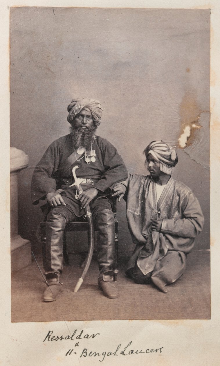 Rissaldar van de 11e Bengal Lancers door Unknown photographer