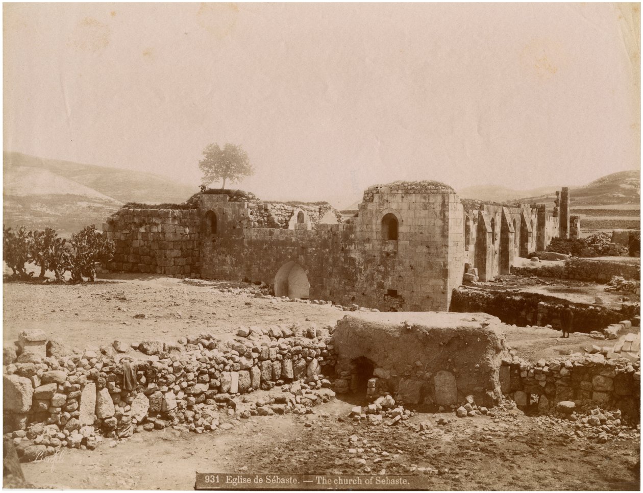 Ruïnes van de Kerk van de Heilige Veertig Martelaren, Sebaste (Sivas), Turkije, ca. 1890 door Unknown photographer