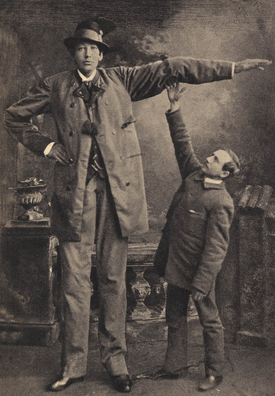 De Monsters, de Reus. Fotografie, eind 19e eeuw, Parijs. door Unknown photographer