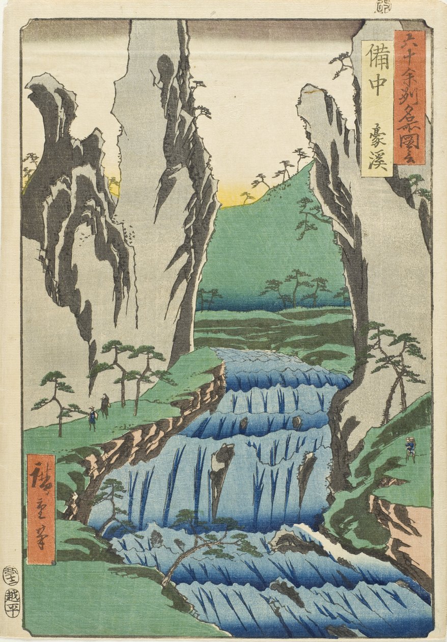 Provincie Bitchū, Gōkei door Utagawa Hiroshige