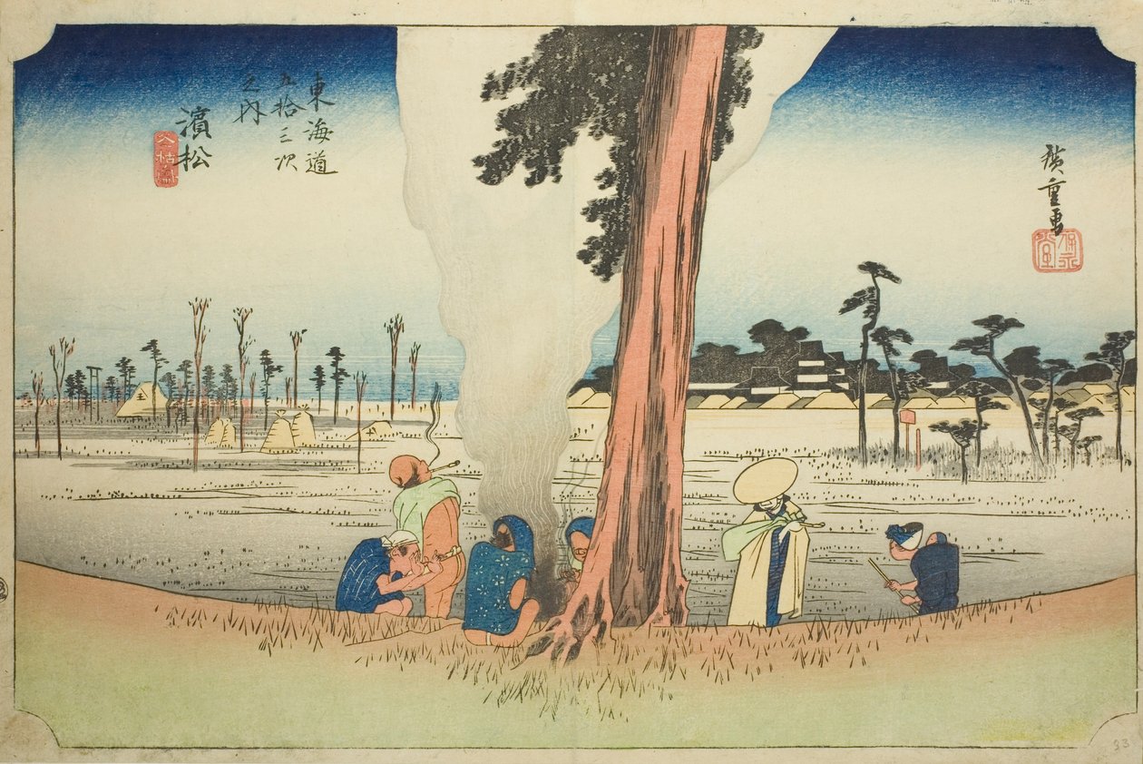 Hamamatsu: Winterscène, uit de serie 