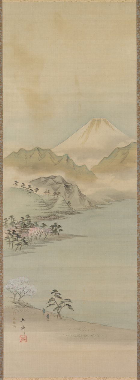 Meer Suwa door Utagawa Hiroshige