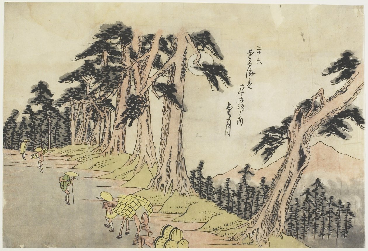 Nr.26 Mochizuki, 1830-1844 door Utagawa Hiroshige