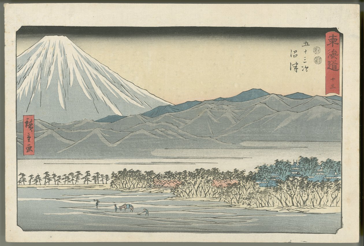 Numazu door Utagawa Hiroshige