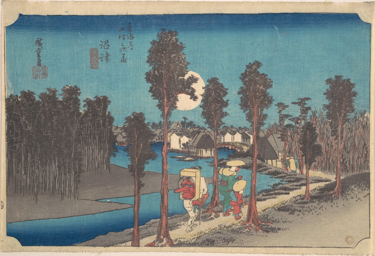 Numazu Ki Kure door Utagawa Hiroshige