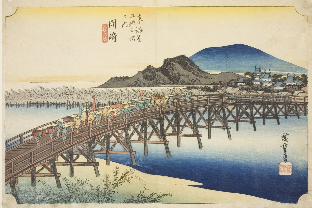 Okazaki: Yahagi-brug, uit de serie 