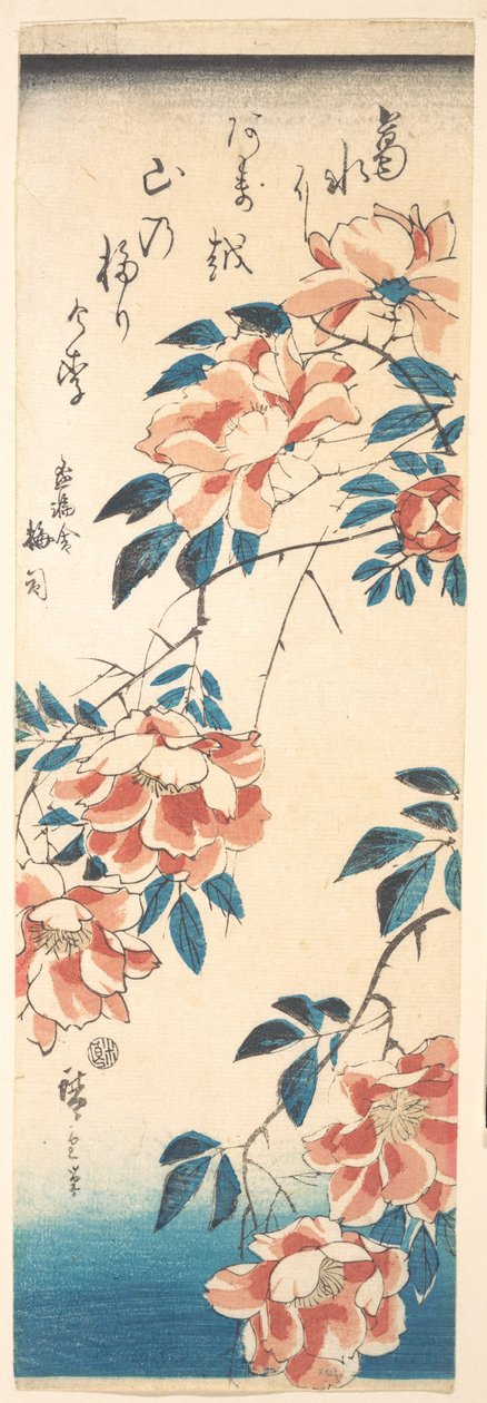 Rose door Utagawa Hiroshige