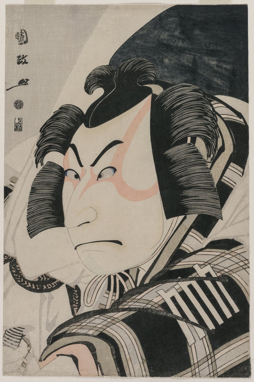 Nakamura Nakazo II als Matsuomaru in de wagen-stoppende scène door Utagawa Kunimasa