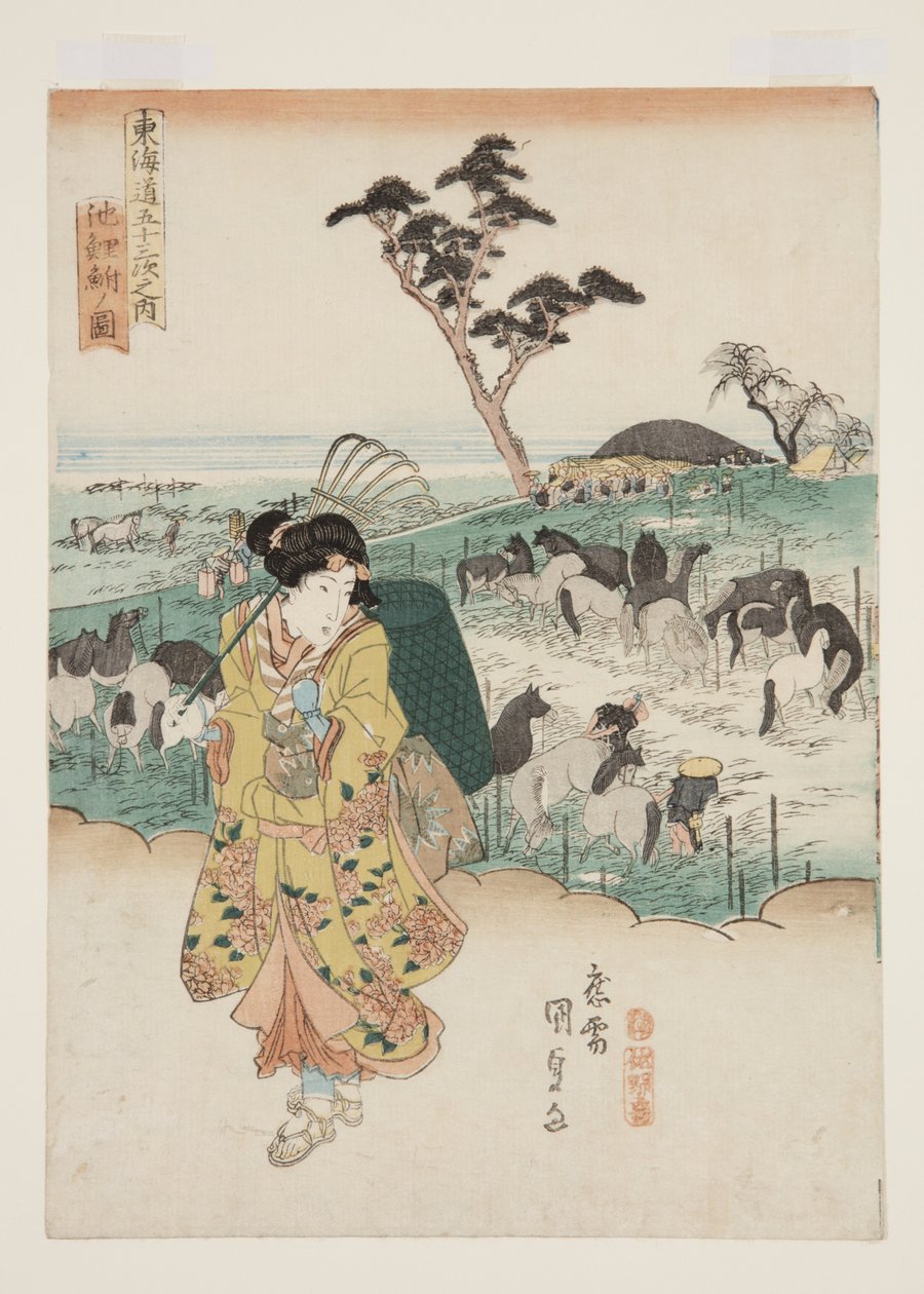 Uitzicht op Chiry? (Chiry? no zu) door Utagawa Kunisada