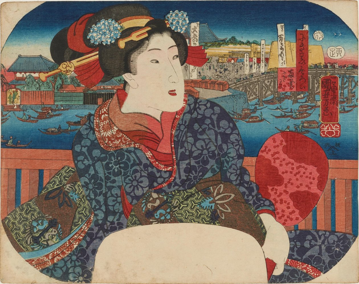 Spannende plekken door Utagawa Kuniyoshi