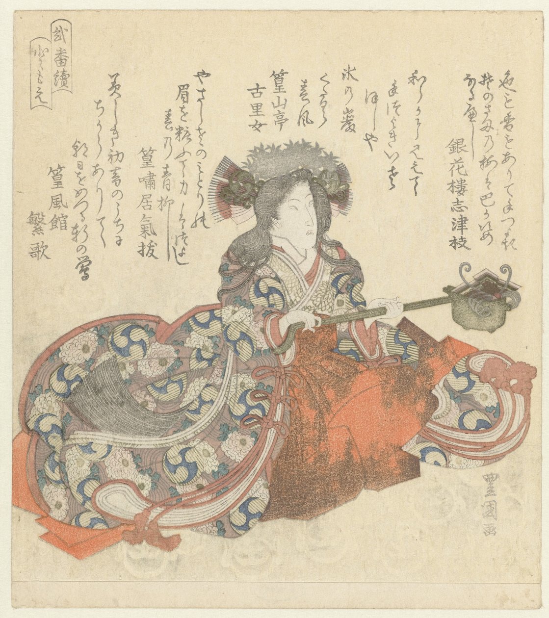 Tomoe Gozen door Utagawa Toyokuni (I)