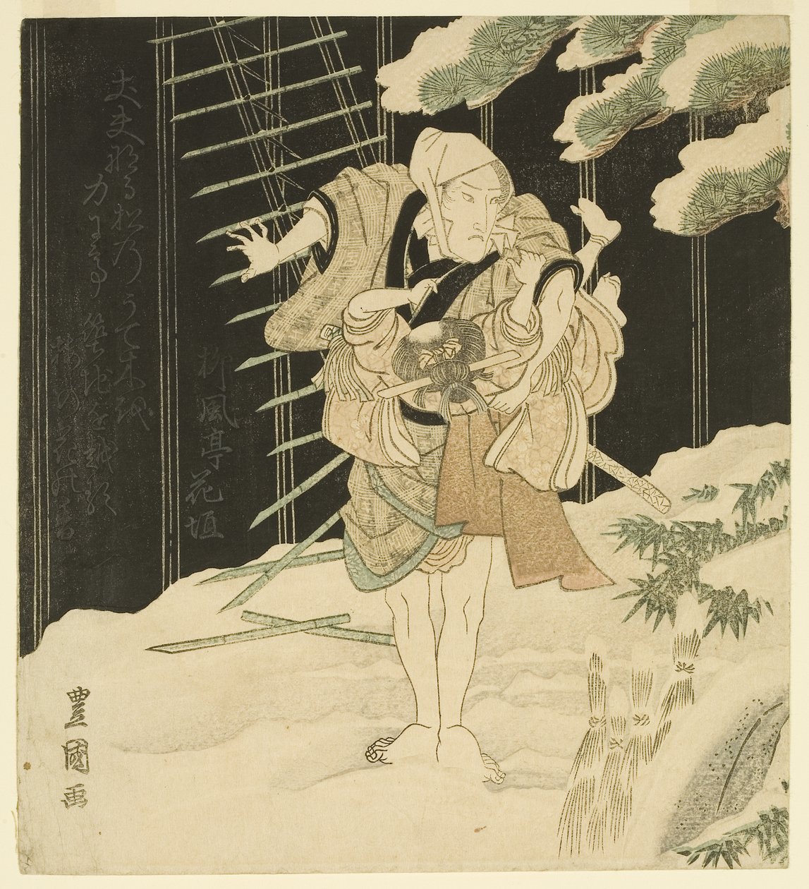 Acteur door Utagawa Toyokuni