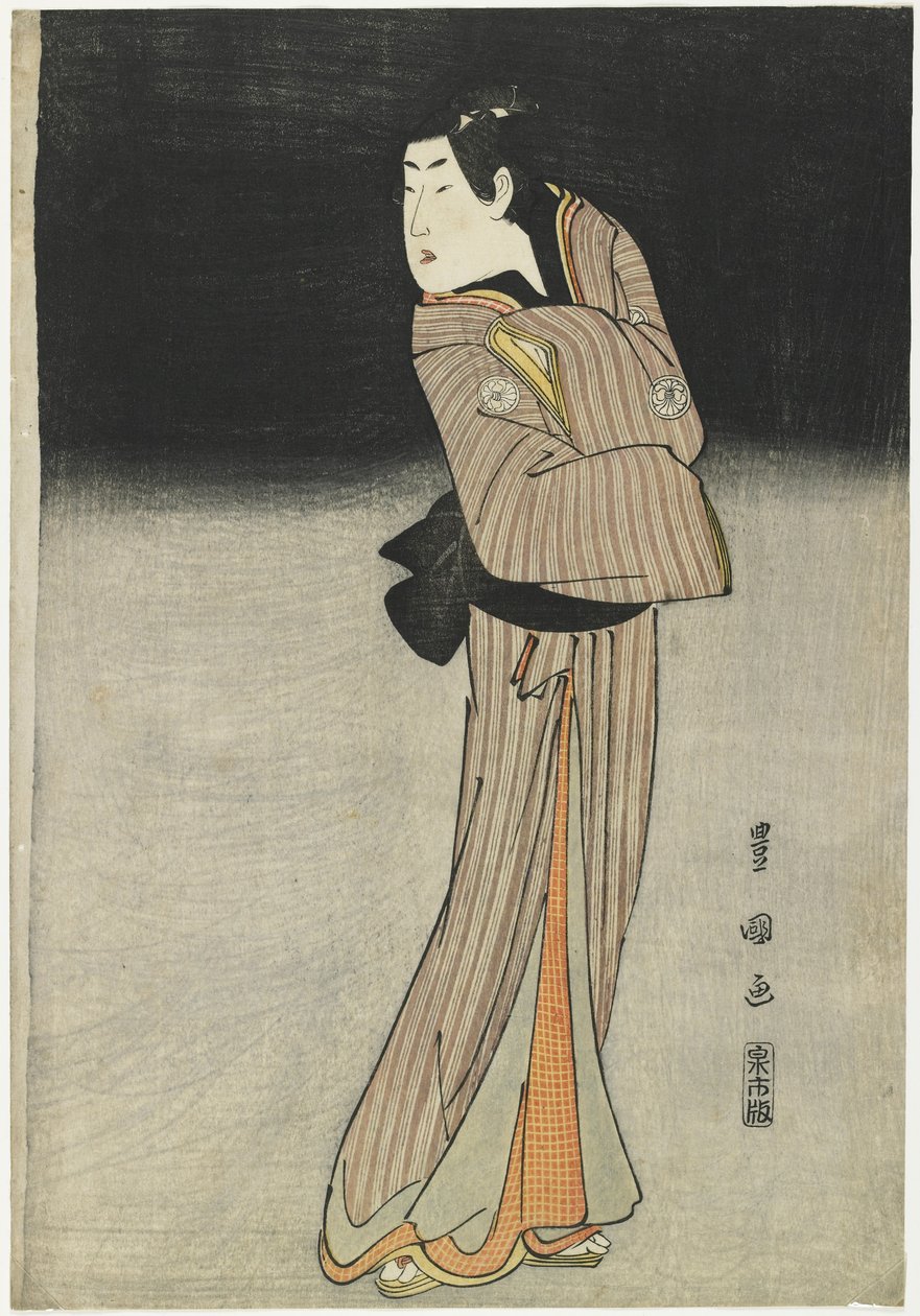 Segawa Kikunojo III als de winkeljongen Cho_kichi, 1796 door Utagawa Toyokuni