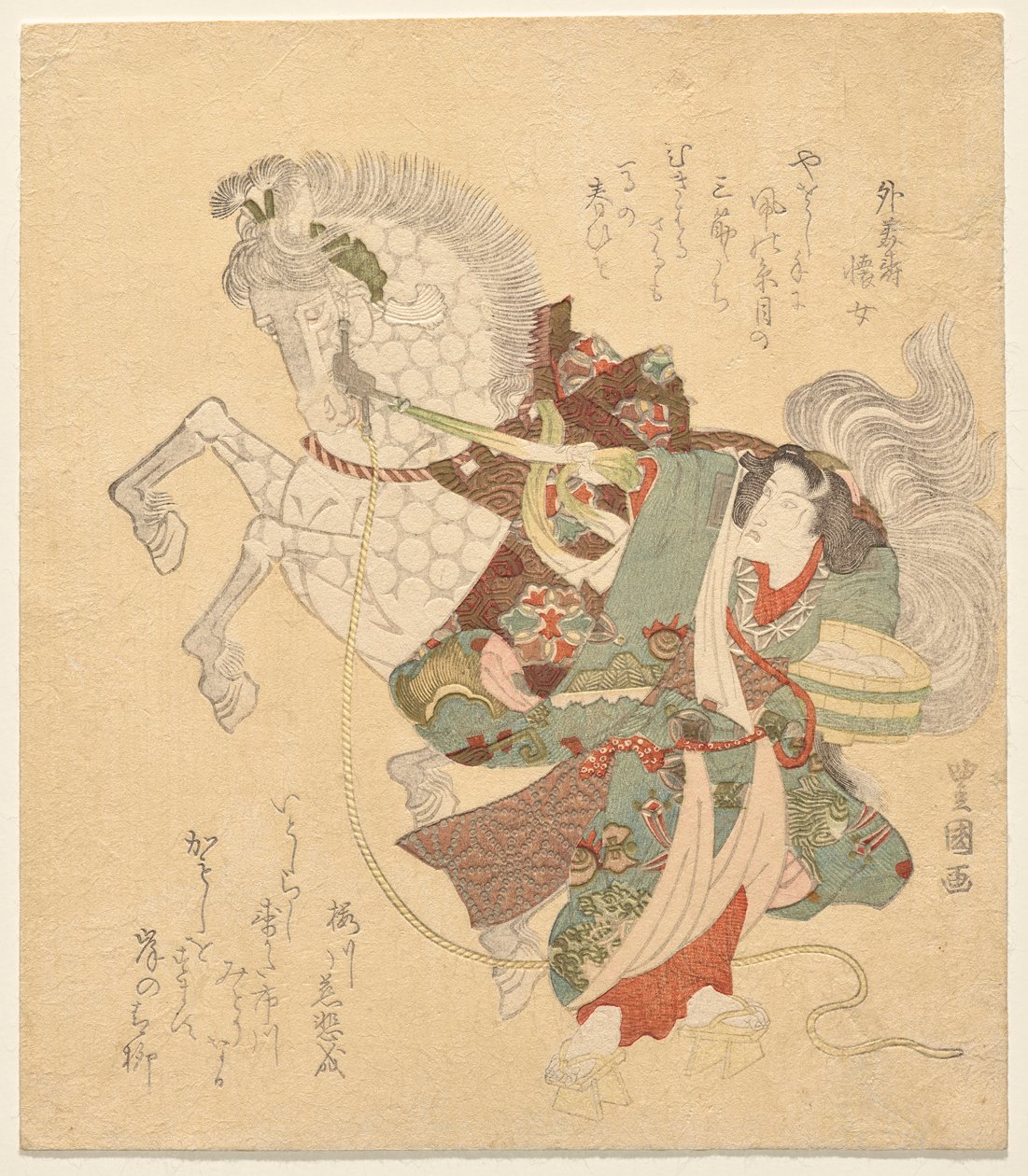 Ichikawa Danjūrō VII als Okane door Utagawa Toyokuni I