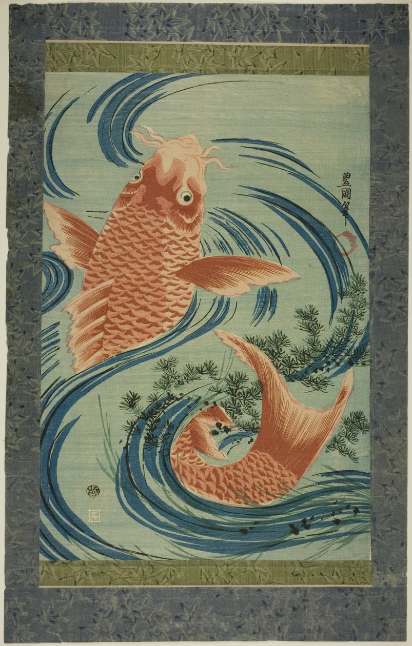 De Rode Karper door Utagawa Toyokuni I