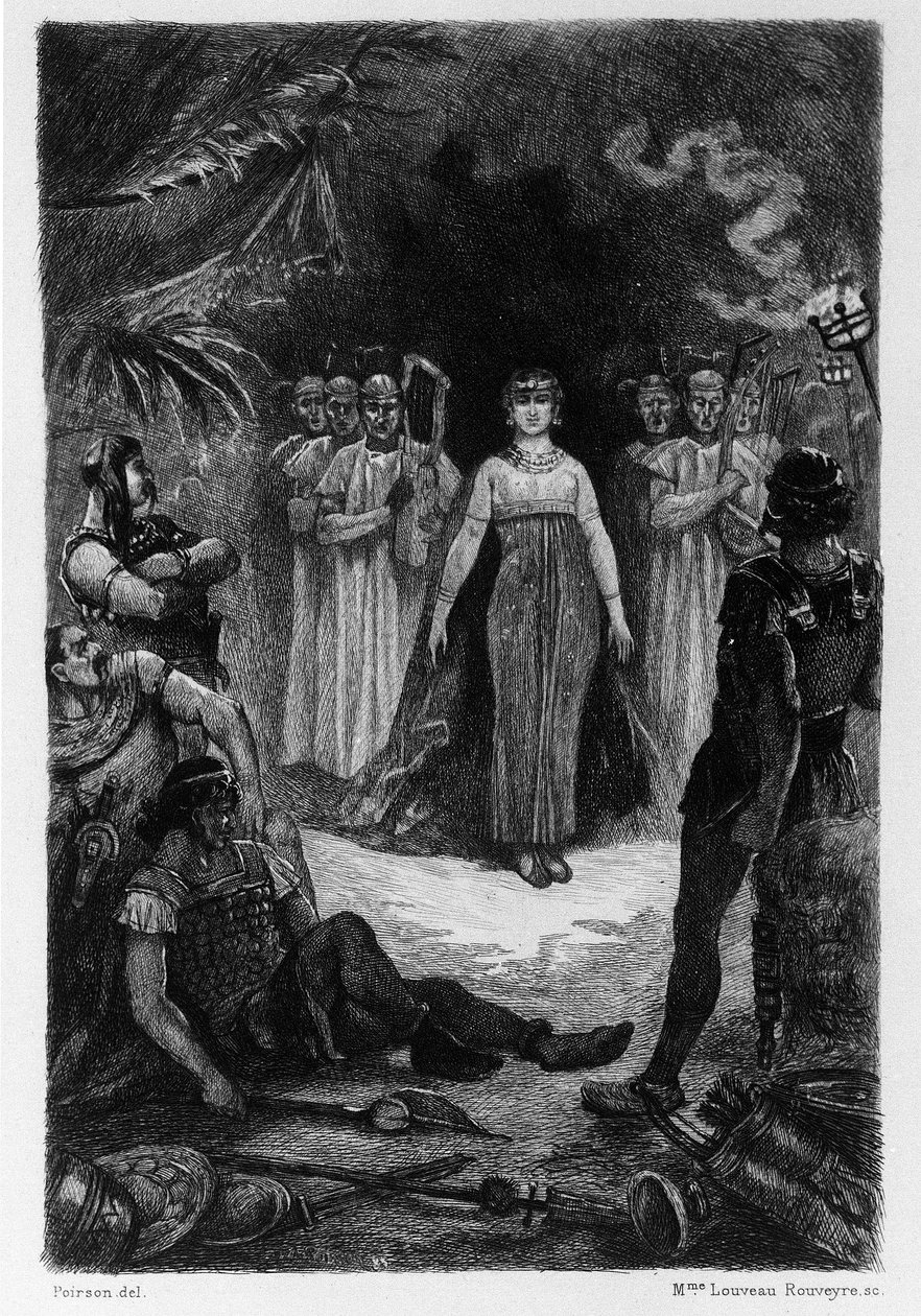 Illustratie door V.A. Poirson (1890) voor de roman 