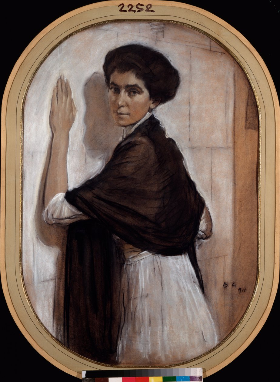 Portret van gravin Sofia Olsuphyeva door Valentin Aleksandrovich Serov