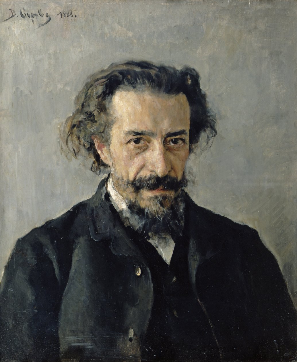 Portret van Pavel Blaramberg (1841-1908) 1888 door Valentin Aleksandrovich Serov