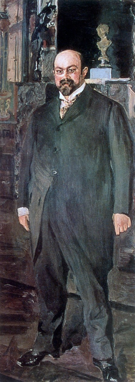 Portret van Mikhail Abramovich Morozov, 1902 door Valentin Serov