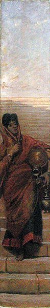 Een Indiase Waterdrager door Valentine Cameron Prinsep