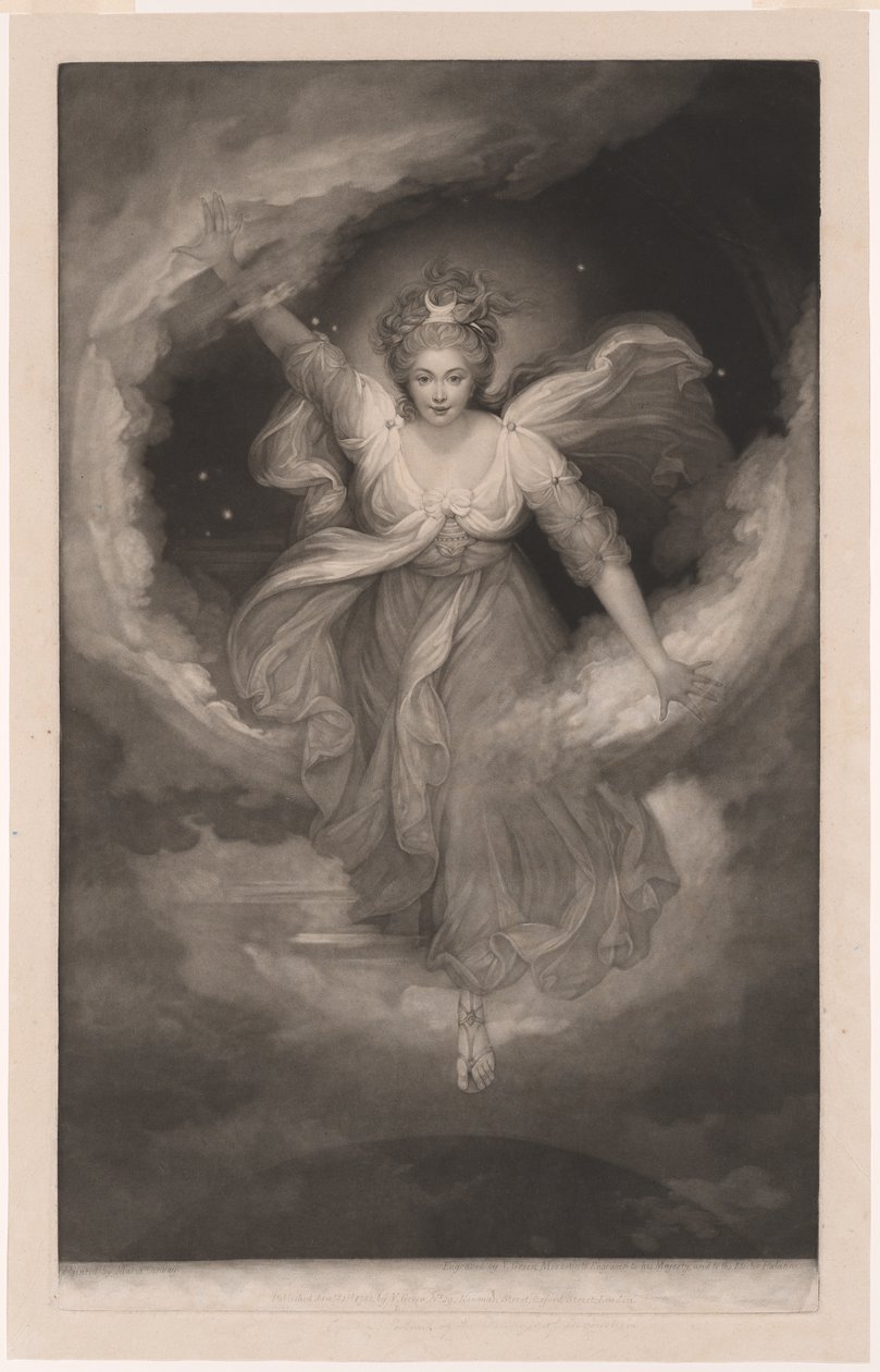 Georgiana Hertogin van Devonshire, Portret als Cynthia uit Spensers 