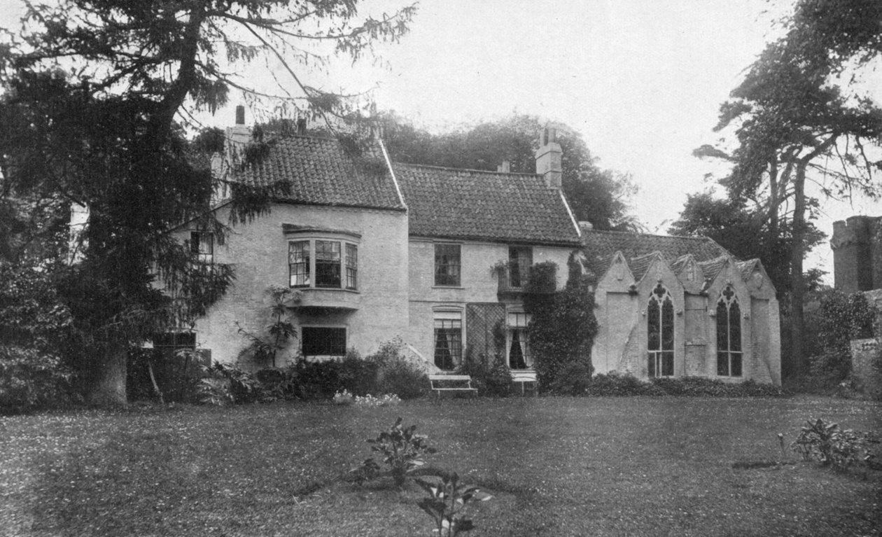 Geboorteplaats van Alfred Lord Tennyson, Somersby, Lincolnshire, 1924-1926 door Valentine and Sons Ltd
