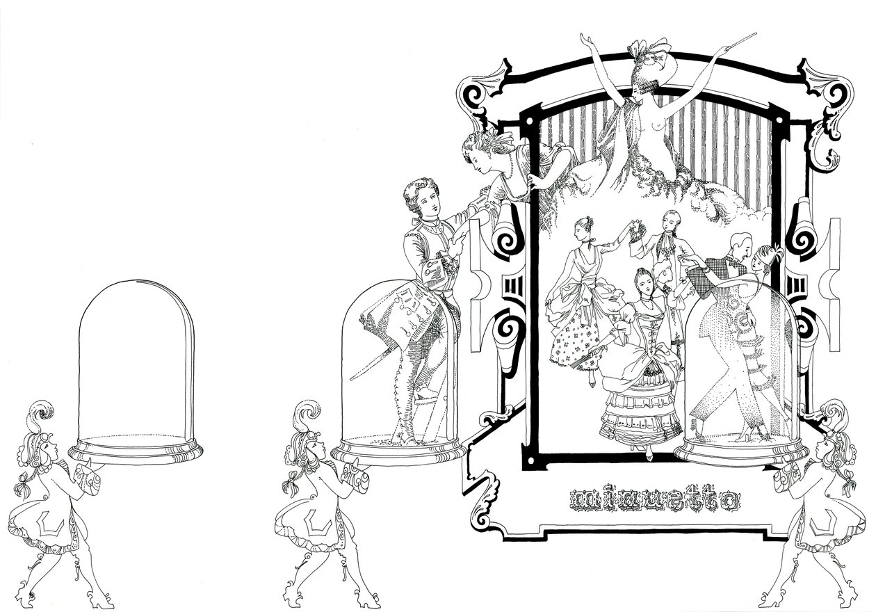 Het Spel van de Koppels: een Ondeugende Minuet door Valerio Eletti