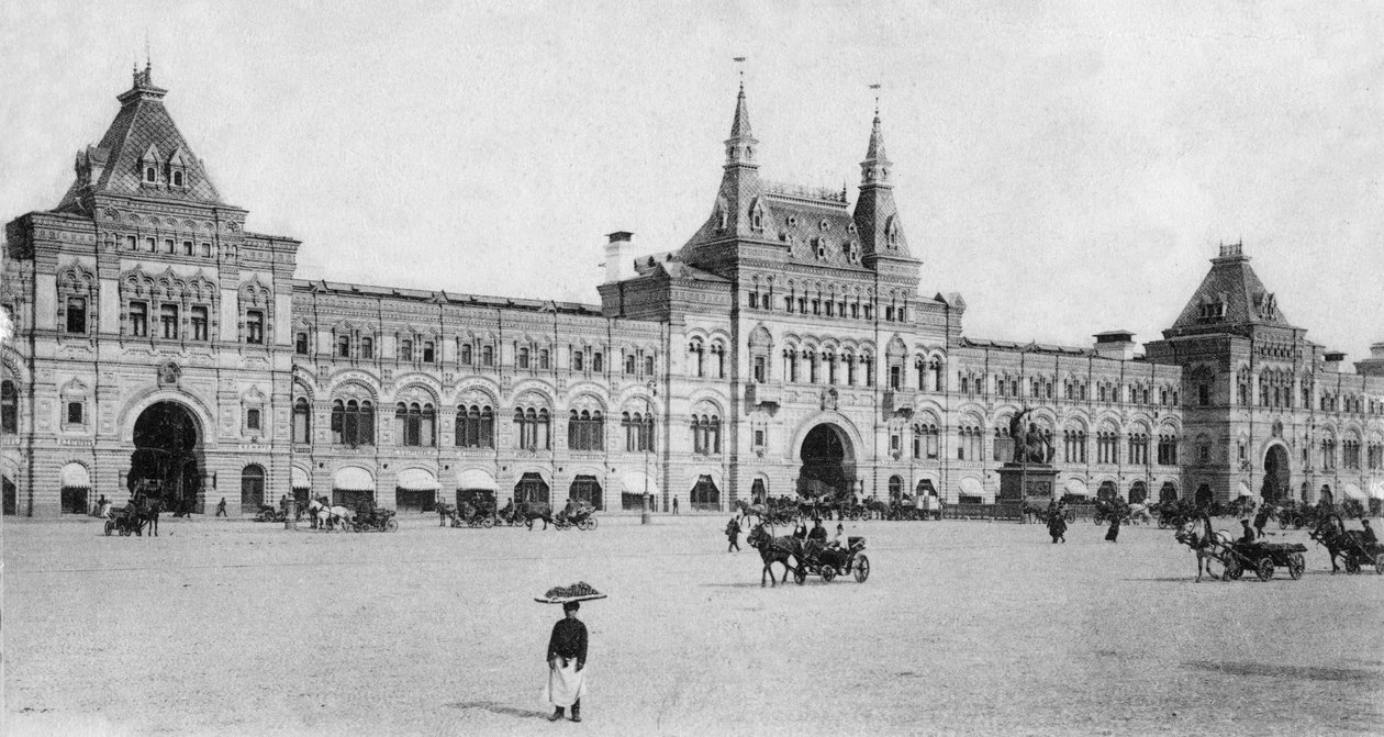 Warenhuis in Moskou, eind 19e begin 20e eeuw door Vasili Vasilievich Vereshchagin