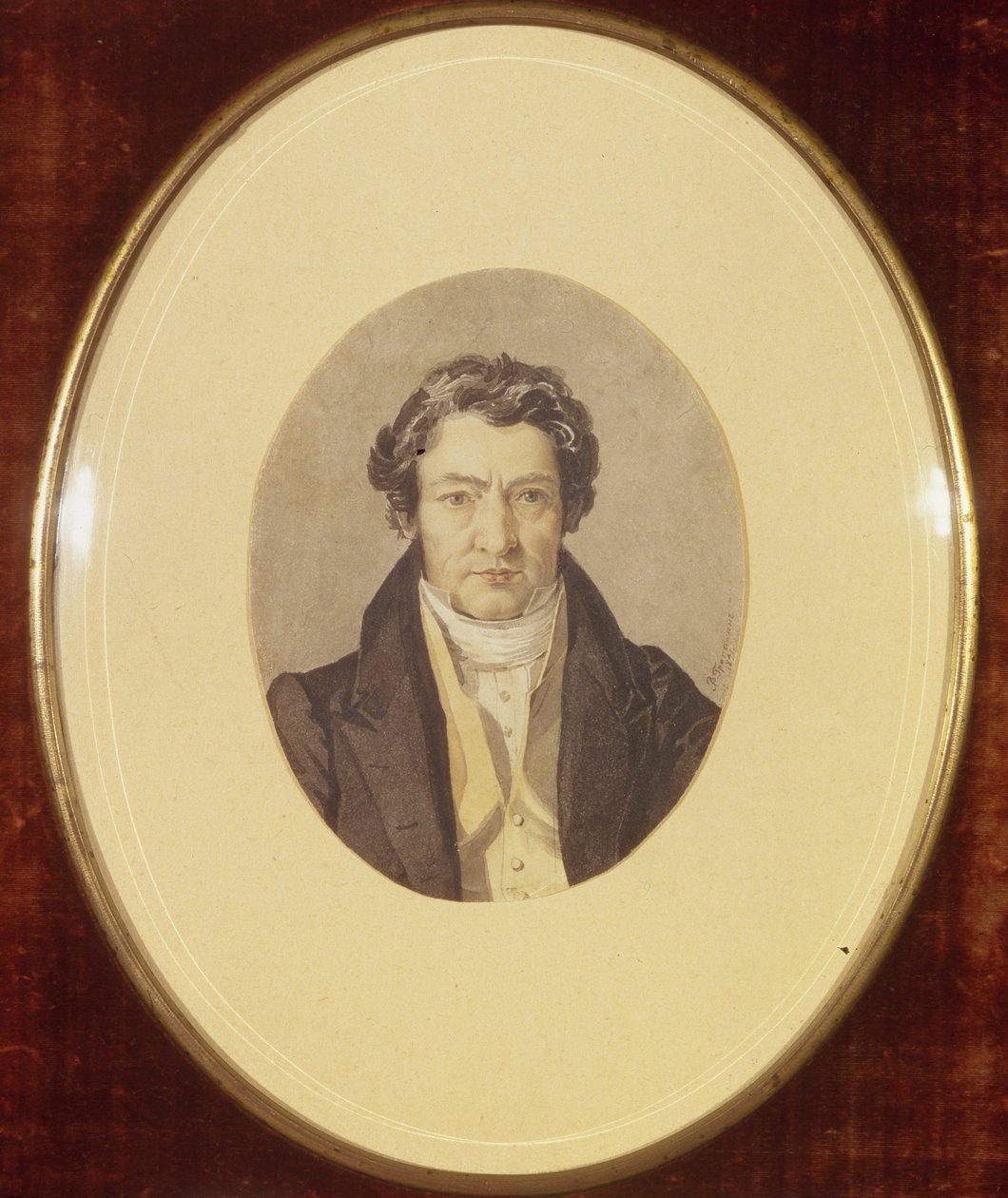 Portret van de acteur Pavel Mochalov, 1800-1848, 1841 door Vasili Andreevich Tropinin