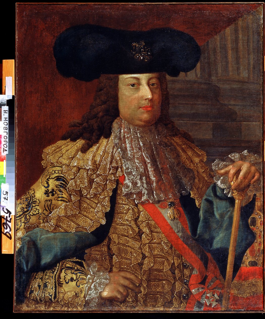 Portret van keizer Frans I van Oostenrijk (1708-1765). door Vasili Kozmich Berezin