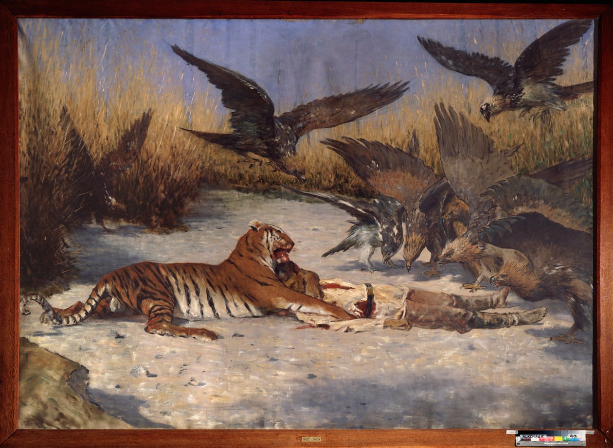 Een menseneter door Vasili Vasilievich Vereshchagin