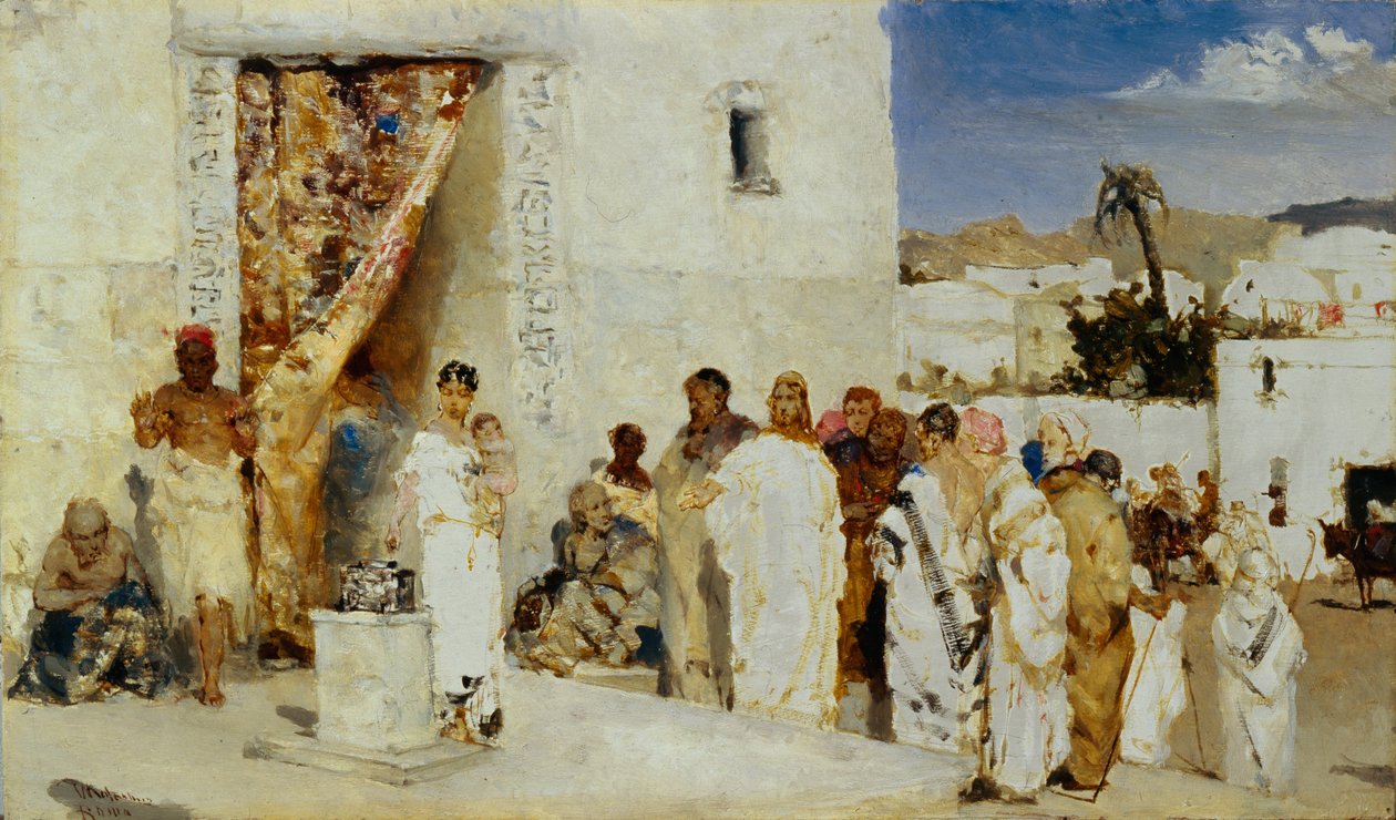 De penning van de weduwe, 1890s door Vasilii Kotarbinsky