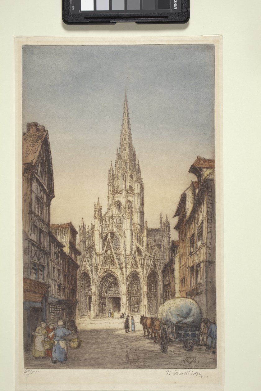 St. Maclou, Rouen door Vaughn Trowbridge