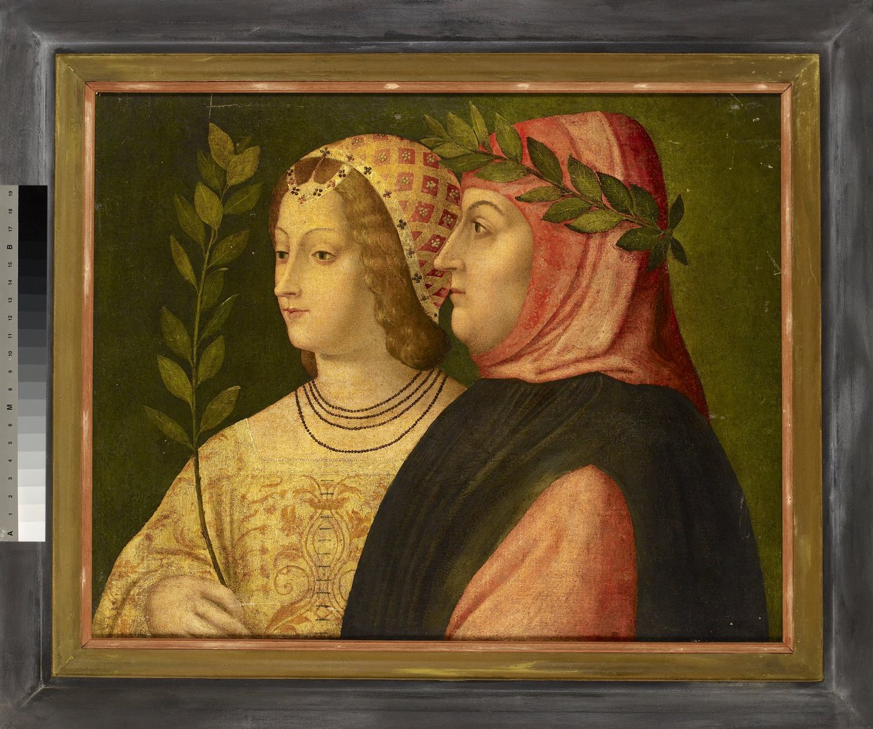 Petrarca en Laura de Noves, ca. 1510 door Venetian School