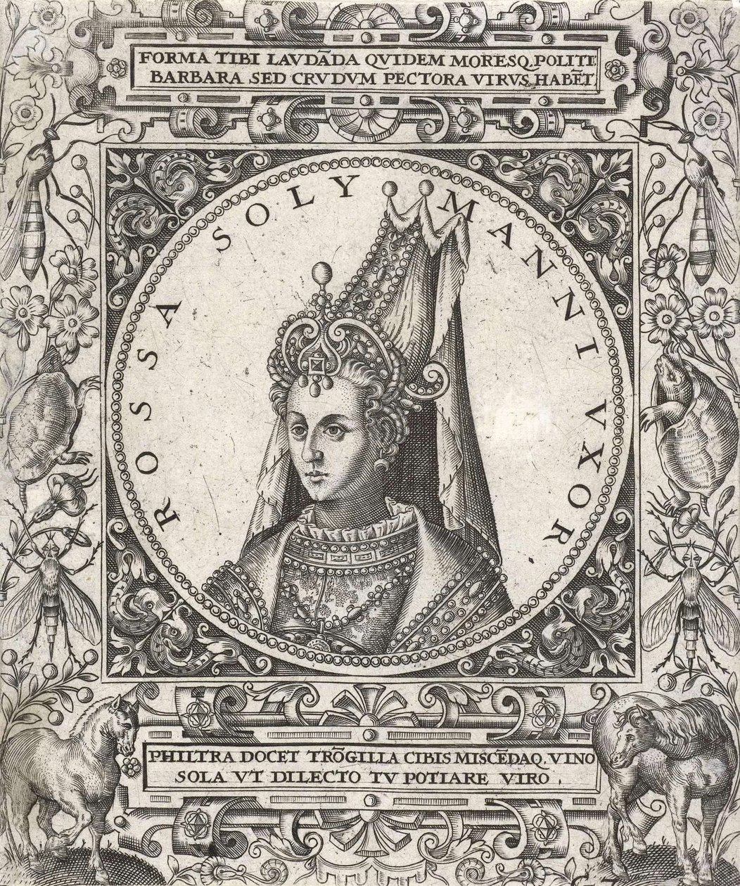 Portret van de sultan Roxelane door Venetian School