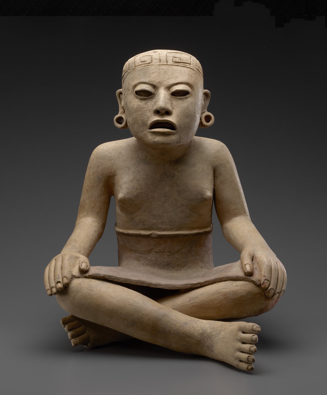 Zittende Vrouw, 600-900 AD door Veracruz Gulf Coast Civilisation