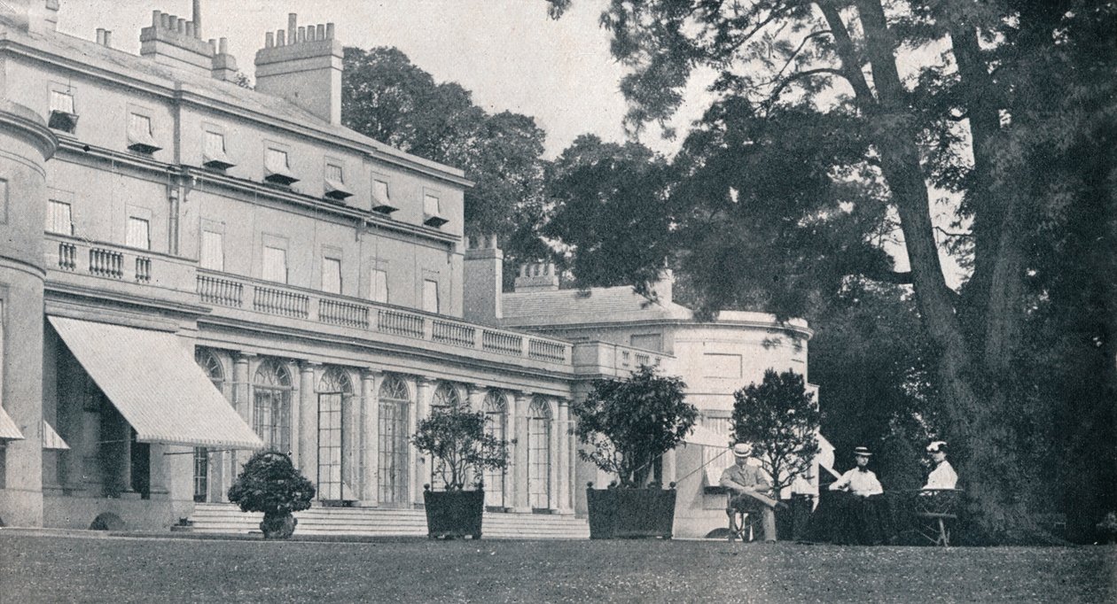 De toekomstige koning Edward VII en koningin Alexandra in hun huwelijksjaar door Vernon Heath