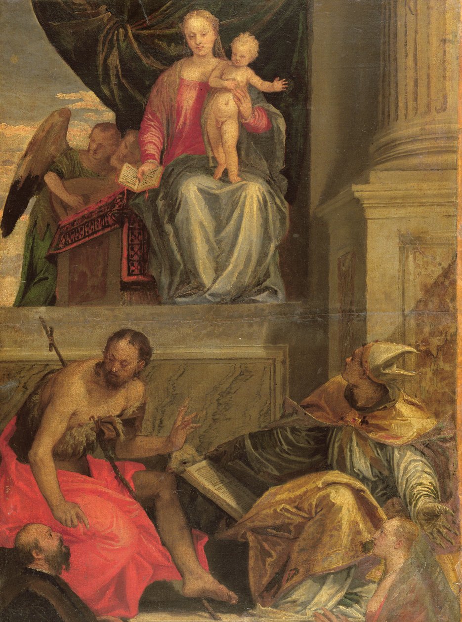 Schets voor het Bevilacqua Altaarstuk door Paolo Veronese