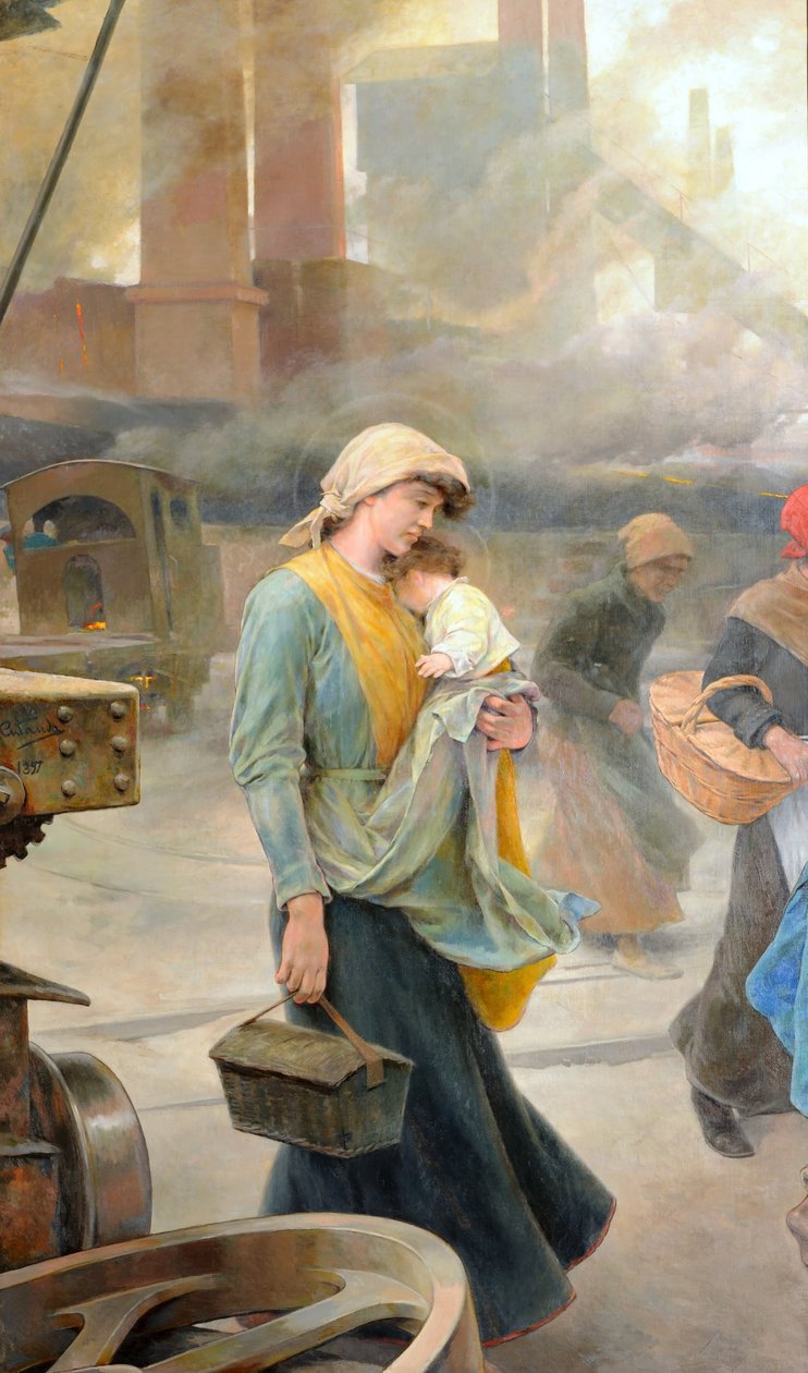 Illusie of werkende Maagd door Vicente Cutanda y Toraya