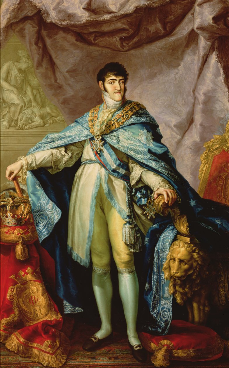 Ferdinand VII (1784-1833) van Bourbon, 1808-11 door Vicente Lopez y Portana