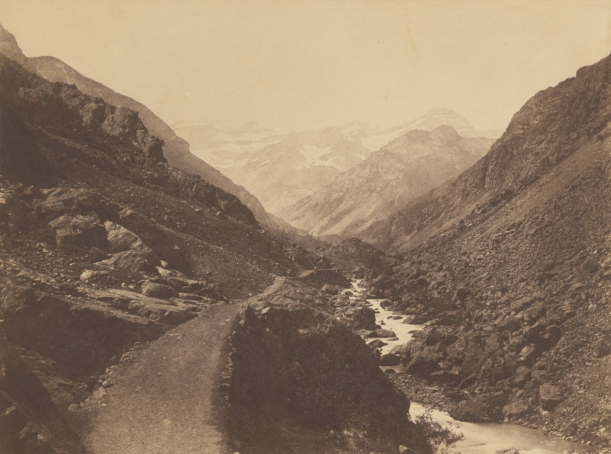 De Vallei van Chaos bij Gavarnie (Chaos bij de gavarnie). door Vicomte Joseph de Vigier