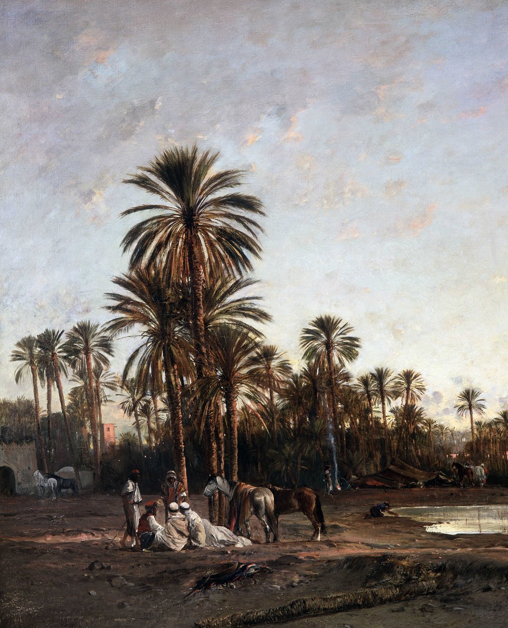 Meer van Afrika. 1866 door Victor Pierre Huguet