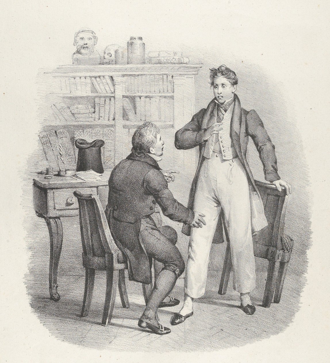 Hoofdstuk VIII: Comment Docteur! Wat, Dokter, 1824 door Victor Adam