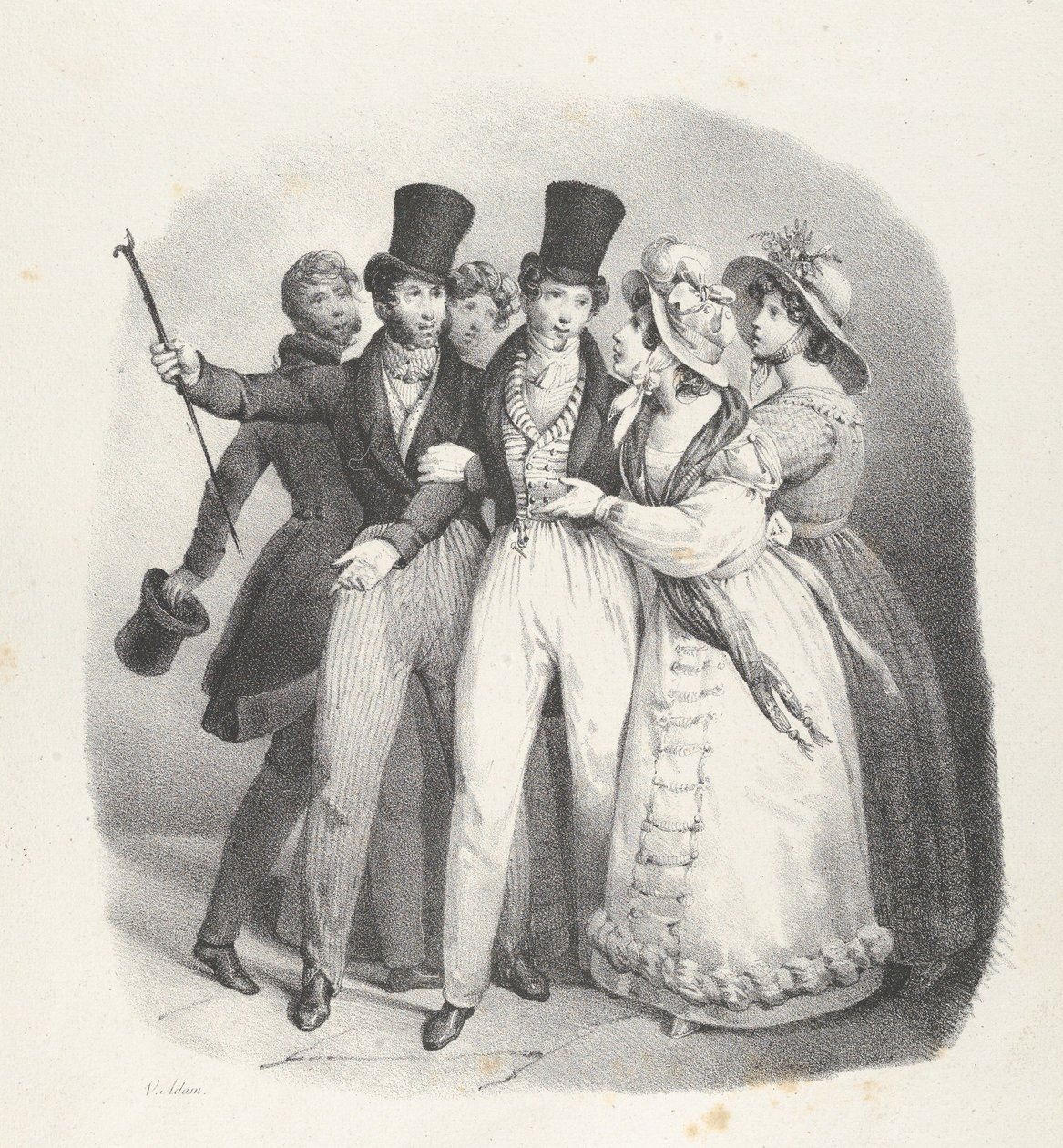 Hoofdstuk VII: Wie zal mij opeisen, 1824 door Victor Adam