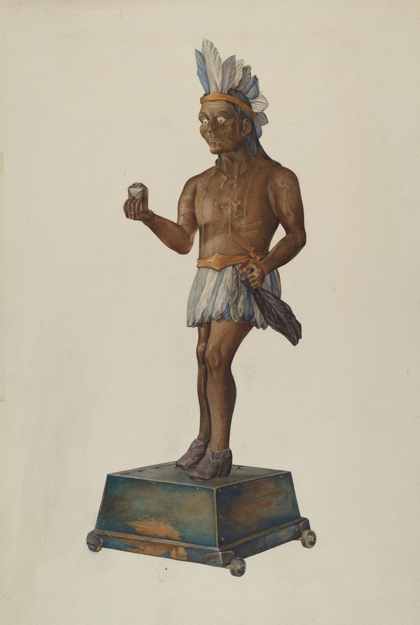 Sigarenwinkel Indiaan door Victor F. Muollo