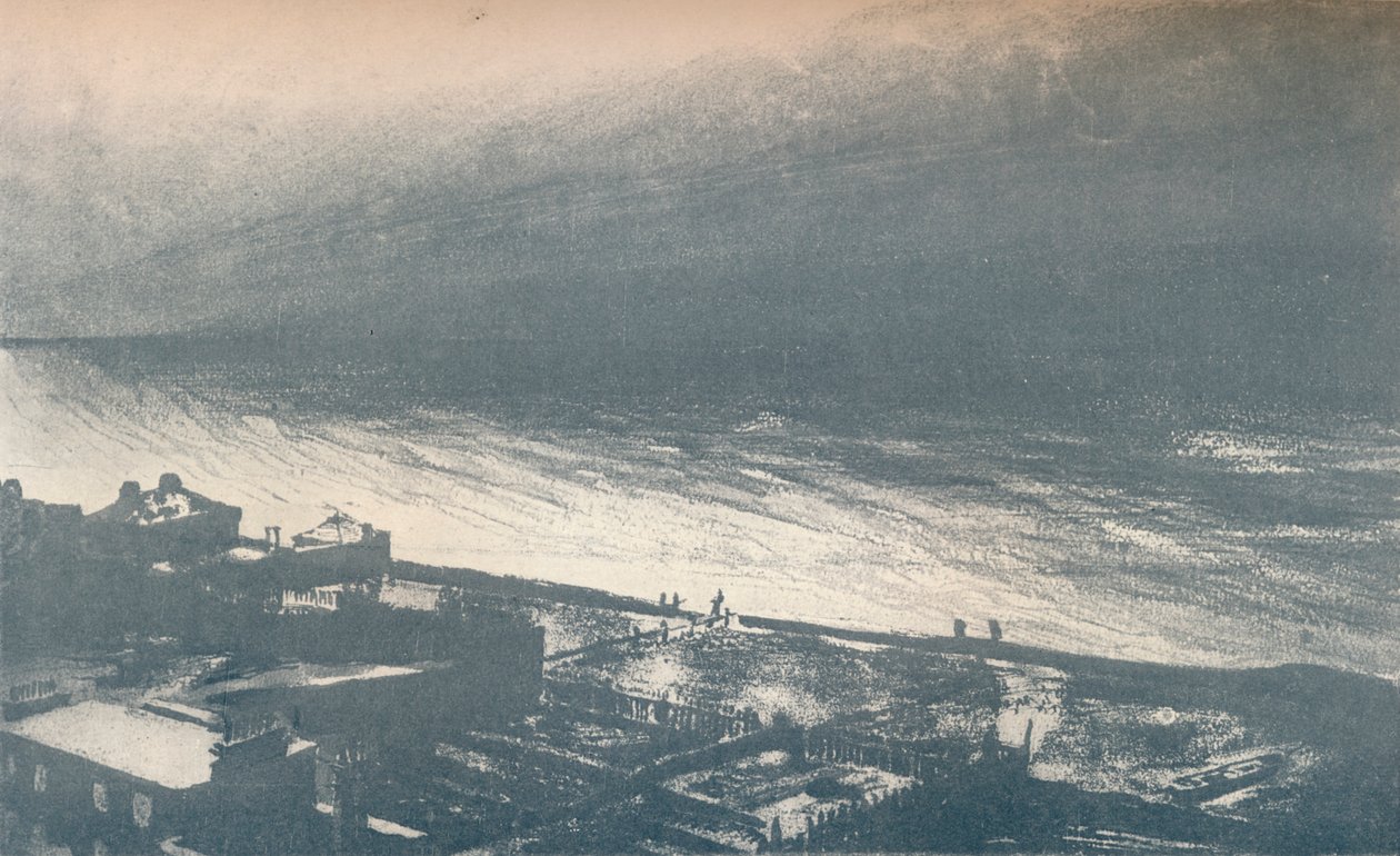 Voor de storm, ca. 1855 door Victor Hugo