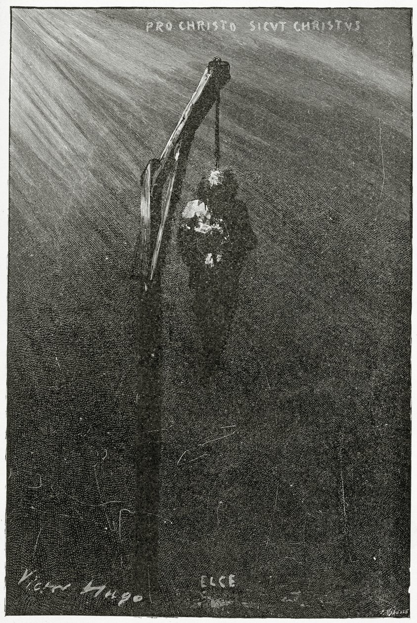 De ophanging van John Brown, 19e eeuw door Victor Hugo