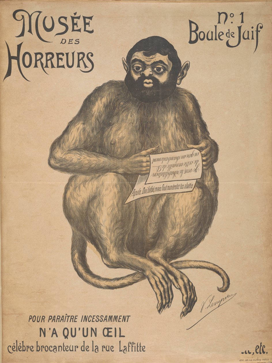 Musée des Horreurs Galerie der Verschrikking: Joseph Reinach, 1899 door Victor Lenepveu