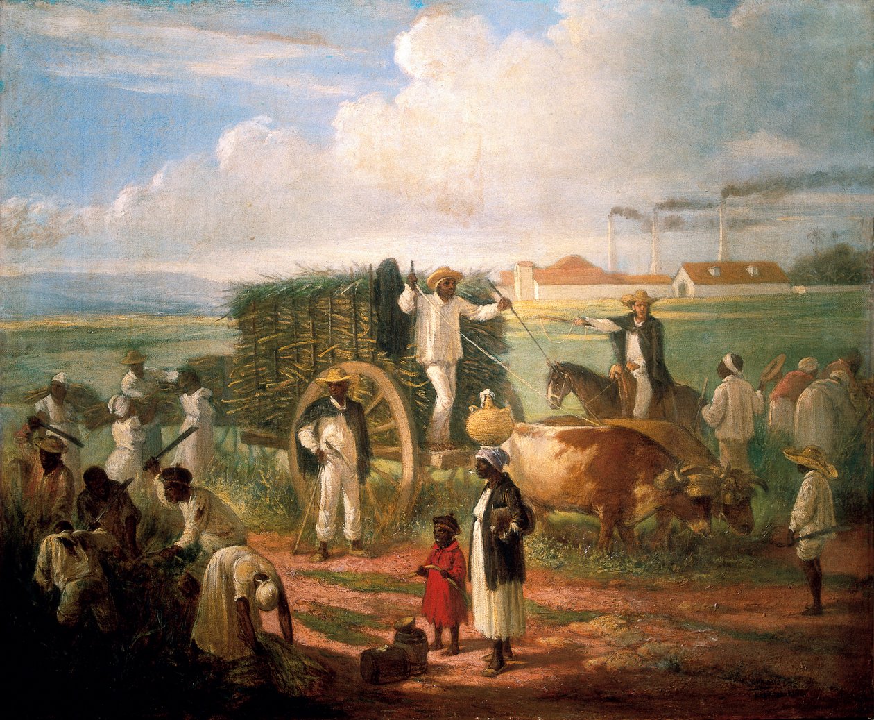 Rietoogst door Victor Patricio de Landaluze