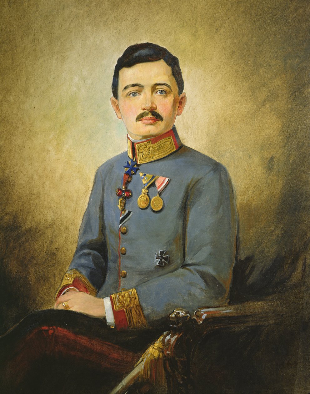 Karel I van Oostenrijk (1887-1922), c.1916 door Vienna Nedomansky Studio